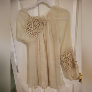 Boston Proper Dress Blouse long sleeves  size small